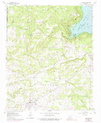 Quitman Arkansas Historical topographic map, 1:24000 scale, 7.5 X 7.5 Minute, Year 1963