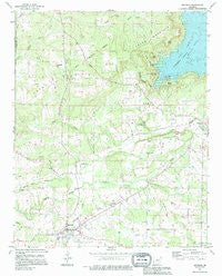 Quitman Arkansas Historical topographic map, 1:24000 scale, 7.5 X 7.5 Minute, Year 1991