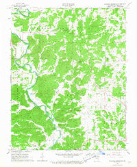 Ravenden Springs SE Arkansas Historical topographic map, 1:24000 scale, 7.5 X 7.5 Minute, Year 1966
