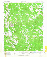 Ravenden Springs Arkansas Historical topographic map, 1:24000 scale, 7.5 X 7.5 Minute, Year 1966