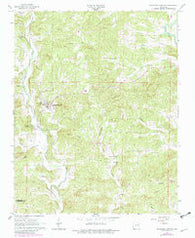Ravenden Springs Arkansas Historical topographic map, 1:24000 scale, 7.5 X 7.5 Minute, Year 1966