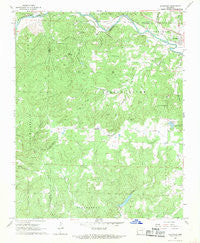 Ravenden Arkansas Historical topographic map, 1:24000 scale, 7.5 X 7.5 Minute, Year 1968