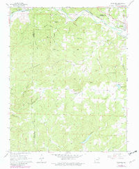 Ravenden Arkansas Historical topographic map, 1:24000 scale, 7.5 X 7.5 Minute, Year 1968