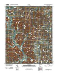 Ravenden Springs SE Arkansas Historical topographic map, 1:24000 scale, 7.5 X 7.5 Minute, Year 2011