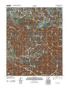 Rea Valley Arkansas Historical topographic map, 1:24000 scale, 7.5 X 7.5 Minute, Year 2011