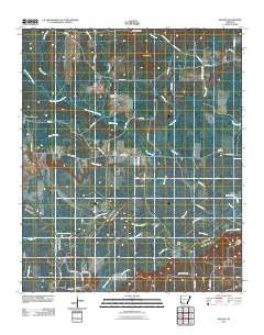 Reader Arkansas Historical topographic map, 1:24000 scale, 7.5 X 7.5 Minute, Year 2011