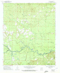 Reader Arkansas Historical topographic map, 1:24000 scale, 7.5 X 7.5 Minute, Year 1970