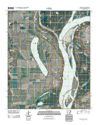 Readland Arkansas Historical topographic map, 1:24000 scale, 7.5 X 7.5 Minute, Year 2011