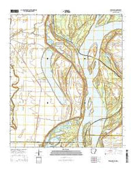 Readland Arkansas Current topographic map, 1:24000 scale, 7.5 X 7.5 Minute, Year 2014