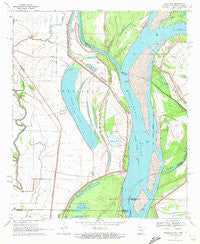 Readland Arkansas Historical topographic map, 1:24000 scale, 7.5 X 7.5 Minute, Year 1970