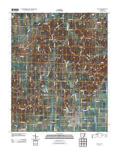 Rector Arkansas Historical topographic map, 1:24000 scale, 7.5 X 7.5 Minute, Year 2011