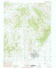 Rector Arkansas Historical topographic map, 1:24000 scale, 7.5 X 7.5 Minute, Year 1984