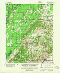 Rector Arkansas Historical topographic map, 1:62500 scale, 15 X 15 Minute, Year 1935