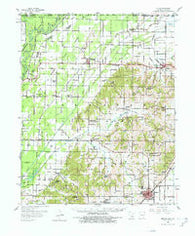 Rector Arkansas Historical topographic map, 1:62500 scale, 15 X 15 Minute, Year 1958