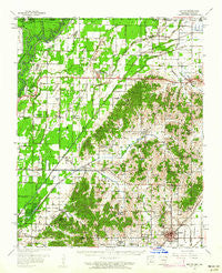 Rector Arkansas Historical topographic map, 1:62500 scale, 15 X 15 Minute, Year 1958