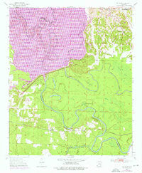 Red Bluff Arkansas Historical topographic map, 1:24000 scale, 7.5 X 7.5 Minute, Year 1950