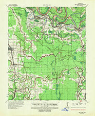 Red Fork Arkansas Historical topographic map, 1:62500 scale, 15 X 15 Minute, Year 1935