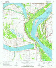 Red Leaf Arkansas Historical topographic map, 1:24000 scale, 7.5 X 7.5 Minute, Year 1970