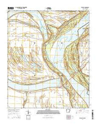 Red Leaf Arkansas Current topographic map, 1:24000 scale, 7.5 X 7.5 Minute, Year 2014