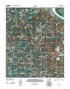 Redfield Arkansas Historical topographic map, 1:24000 scale, 7.5 X 7.5 Minute, Year 2011