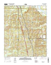 Redfield Arkansas Current topographic map, 1:24000 scale, 7.5 X 7.5 Minute, Year 2014