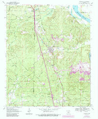 Redfield Arkansas Historical topographic map, 1:24000 scale, 7.5 X 7.5 Minute, Year 1970
