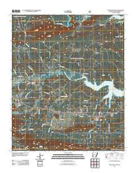 Reed Mountain Arkansas Historical topographic map, 1:24000 scale, 7.5 X 7.5 Minute, Year 2011