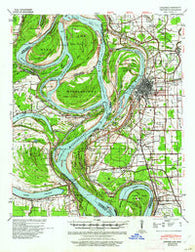 Refuge Mississippi Historical topographic map, 1:62500 scale, 15 X 15 Minute, Year 1939