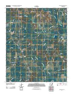 Relfs Bluff Arkansas Historical topographic map, 1:24000 scale, 7.5 X 7.5 Minute, Year 2011