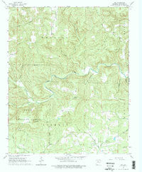 Rex Arkansas Historical topographic map, 1:24000 scale, 7.5 X 7.5 Minute, Year 1965