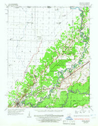 Reyno Arkansas Historical topographic map, 1:62500 scale, 15 X 15 Minute, Year 1935