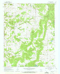 Rhea Arkansas Historical topographic map, 1:24000 scale, 7.5 X 7.5 Minute, Year 1970