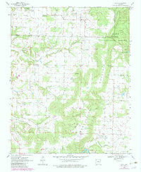 Rhea Arkansas Historical topographic map, 1:24000 scale, 7.5 X 7.5 Minute, Year 1970