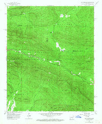 Rich Mountain Arkansas Historical topographic map, 1:24000 scale, 7.5 X 7.5 Minute, Year 1958
