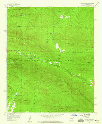 Rich Mountain Arkansas Historical topographic map, 1:24000 scale, 7.5 X 7.5 Minute, Year 1958
