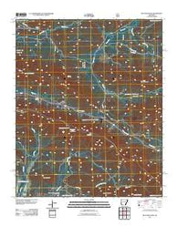 Rich Mountain Arkansas Historical topographic map, 1:24000 scale, 7.5 X 7.5 Minute, Year 2011