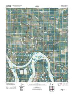 Rob Roy Arkansas Historical topographic map, 1:24000 scale, 7.5 X 7.5 Minute, Year 2011