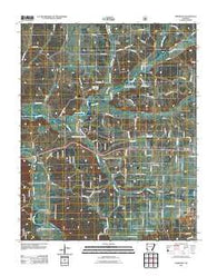 Robinson Arkansas Historical topographic map, 1:24000 scale, 7.5 X 7.5 Minute, Year 2011