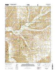 Robinson Arkansas Current topographic map, 1:24000 scale, 7.5 X 7.5 Minute, Year 2014