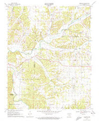 Robinson Arkansas Historical topographic map, 1:24000 scale, 7.5 X 7.5 Minute, Year 1970