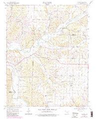 Robinson Arkansas Historical topographic map, 1:24000 scale, 7.5 X 7.5 Minute, Year 1970