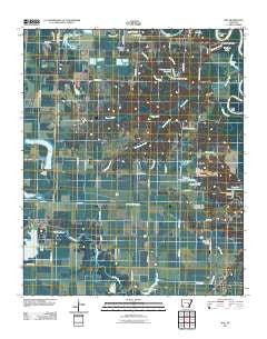 Roe Arkansas Historical topographic map, 1:24000 scale, 7.5 X 7.5 Minute, Year 2011