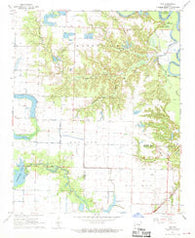 Roe Arkansas Historical topographic map, 1:24000 scale, 7.5 X 7.5 Minute, Year 1968