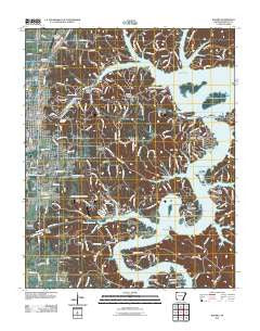 Rogers Arkansas Historical topographic map, 1:24000 scale, 7.5 X 7.5 Minute, Year 2011