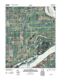 Rosa Arkansas Historical topographic map, 1:24000 scale, 7.5 X 7.5 Minute, Year 2011