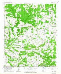 Rose Bud Arkansas Historical topographic map, 1:24000 scale, 7.5 X 7.5 Minute, Year 1963