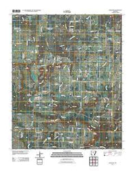 Rose Bud Arkansas Historical topographic map, 1:24000 scale, 7.5 X 7.5 Minute, Year 2011