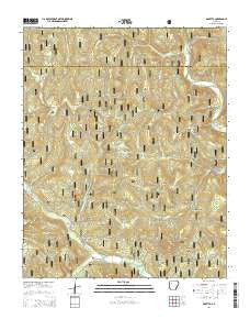Rosetta Arkansas Current topographic map, 1:24000 scale, 7.5 X 7.5 Minute, Year 2014