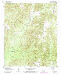 Round Hill Arkansas Historical topographic map, 1:24000 scale, 7.5 X 7.5 Minute, Year 1965