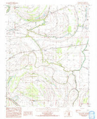 Round Pond Arkansas Historical topographic map, 1:24000 scale, 7.5 X 7.5 Minute, Year 1984